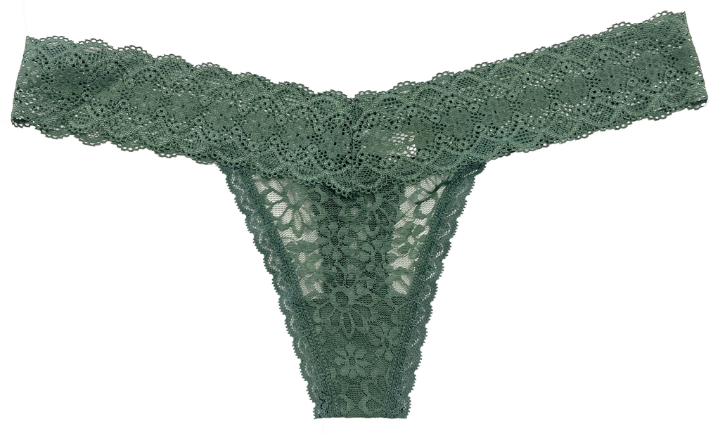 Love Libby Panties V-Front Lace Thong — side view