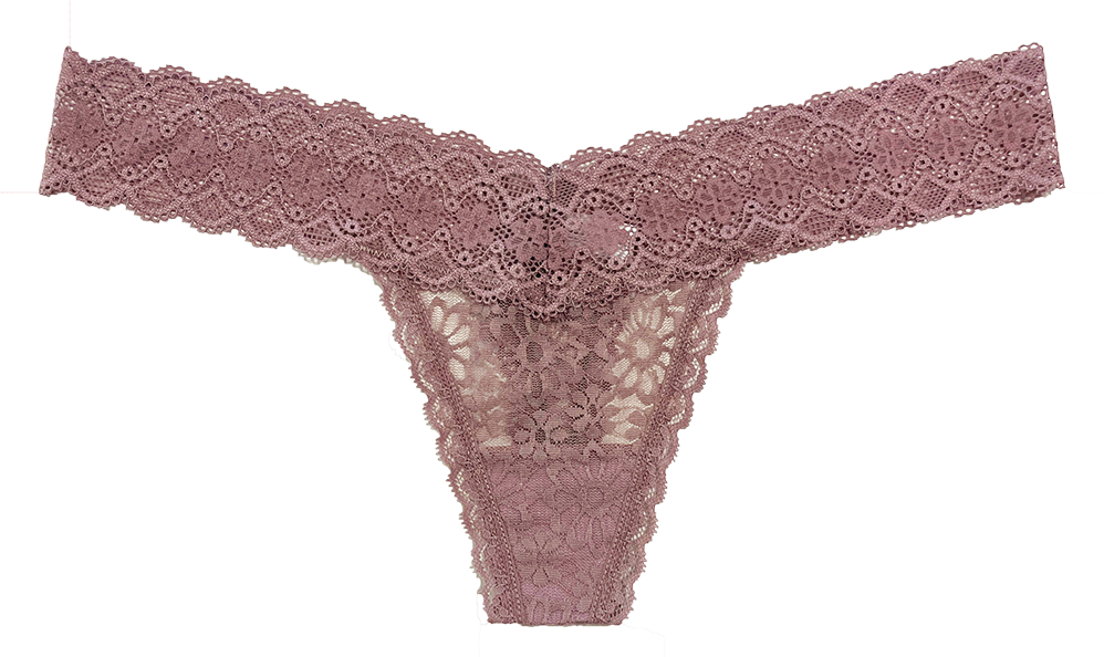 Love Libby Panties V-Front Lace Thong — main product shot
