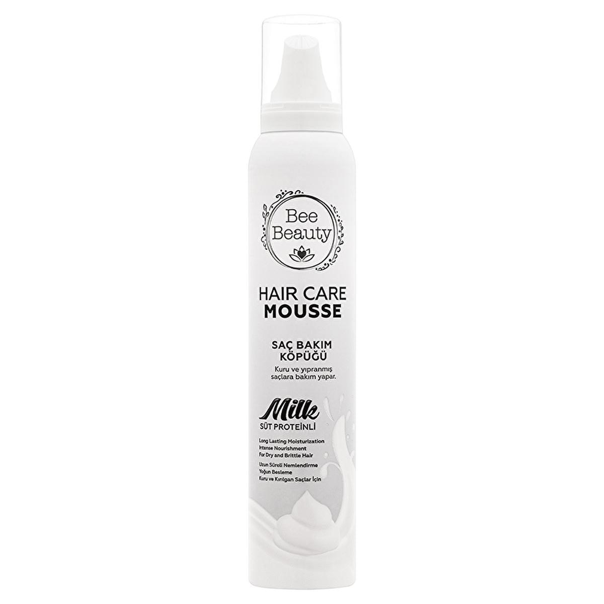 Bee Beauty Milk Plus Hair Care Foam with Milk Protein for Damaged Hair - 6.76 fl oz