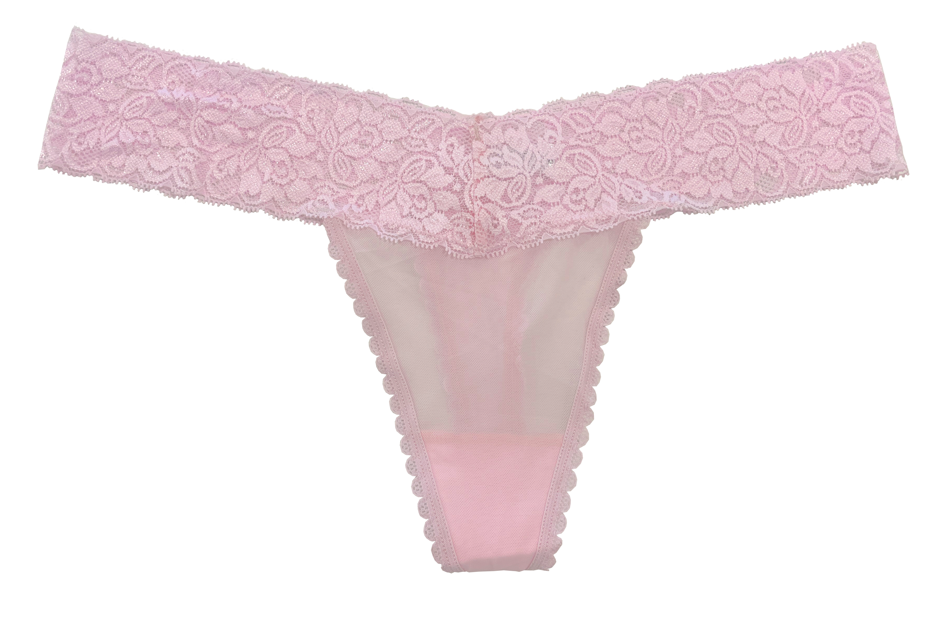 Love Libby Panties Mesh and Lace Classic Thong XS- 2X - Buy More Save More — main product shot