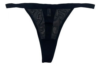 Mesh Thong with Elastic Waist, XS-2X - Buy More Save More