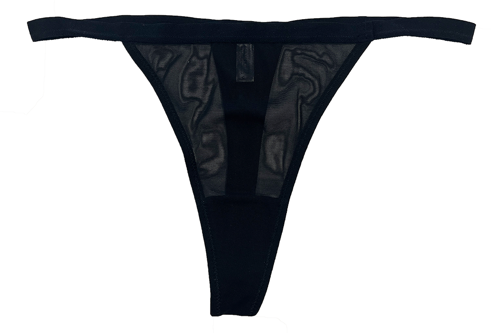 Love Libby Panties Mesh Thong with Elastic Waist, XS-2X - Buy More Save More — main product shot