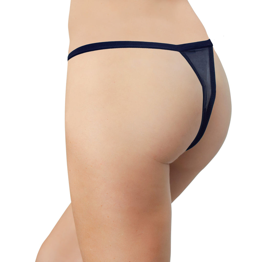 Love Libby Panties Mesh Thong with Elastic Waist, XS-2X - Buy More Save More — size reference