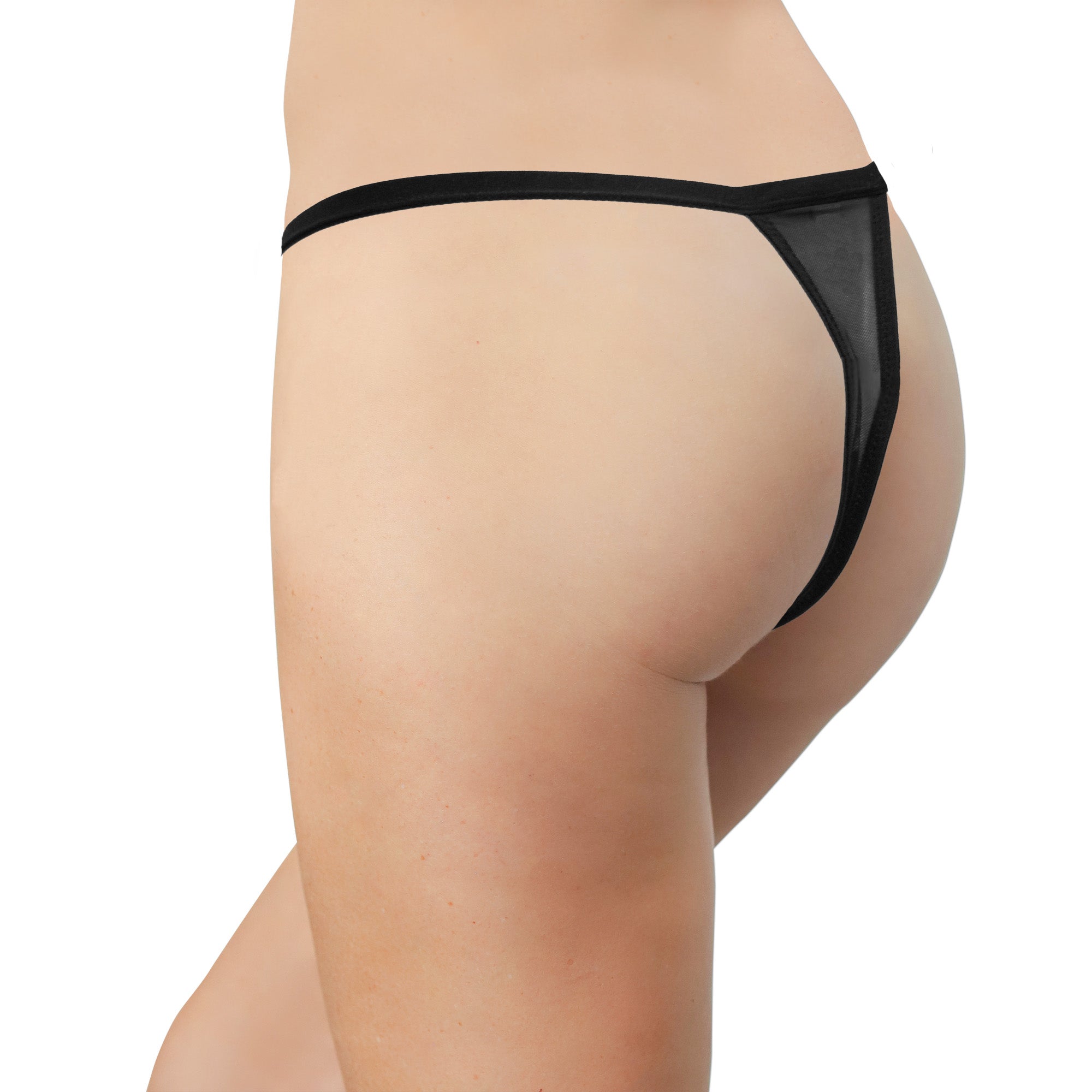 Love Libby Panties Mesh Thong with Elastic Waist, XS-2X - Buy More Save More — alternative angle