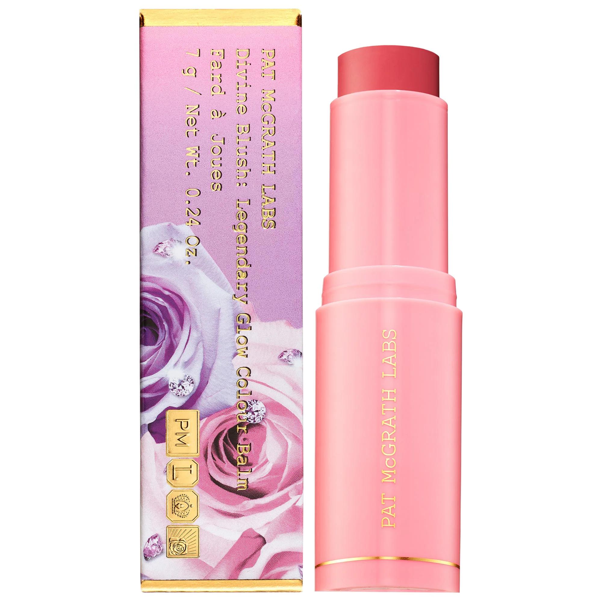 Divine: Legendary Glow Cream Blush Stick - Radiant, Natural Color with Shea Butter & Squalane - Hydrating, Light Coverage, Paraben-Free