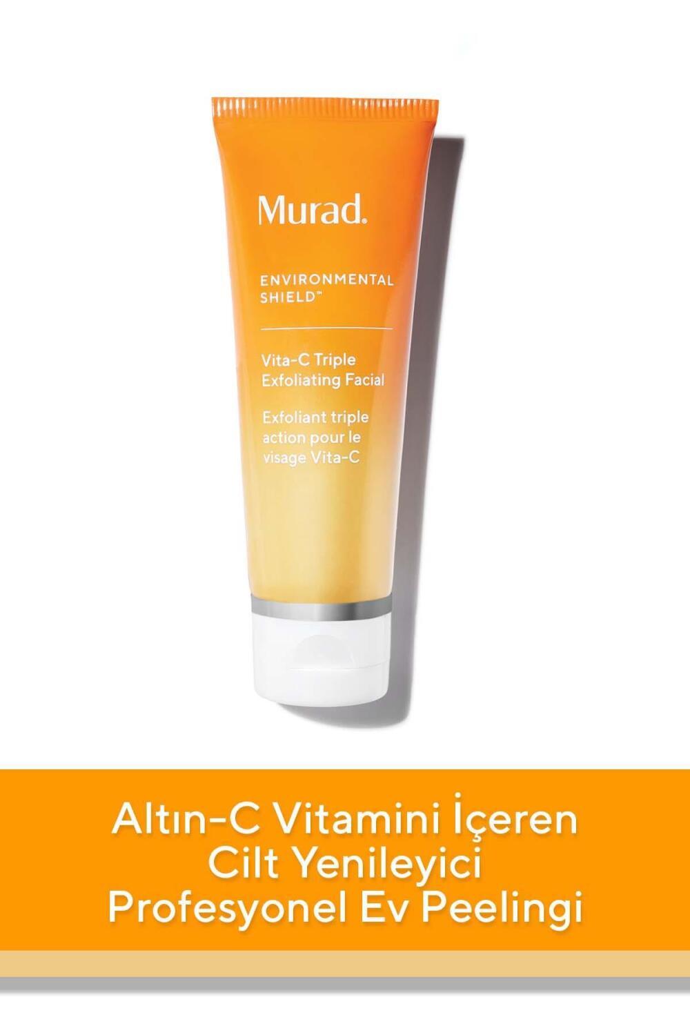 Murad Vita-C Triple Exfoliating Facial - Deep Cleansing Vitamin C Skincare for Smoother Skin