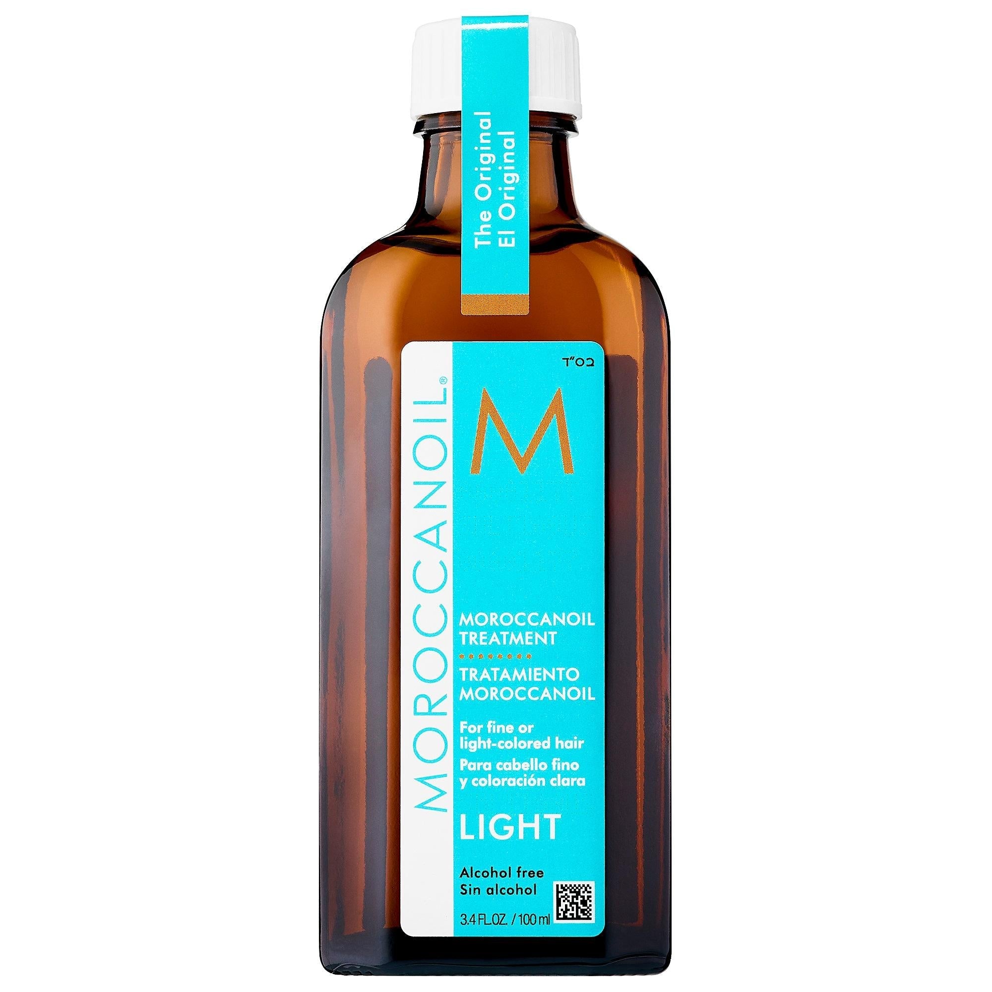 Moroccanoil Treatment Light Hair Oil for Fine Hair - Argan Oil Infused, Cruelty-Free & Lightweight Hair Treatment