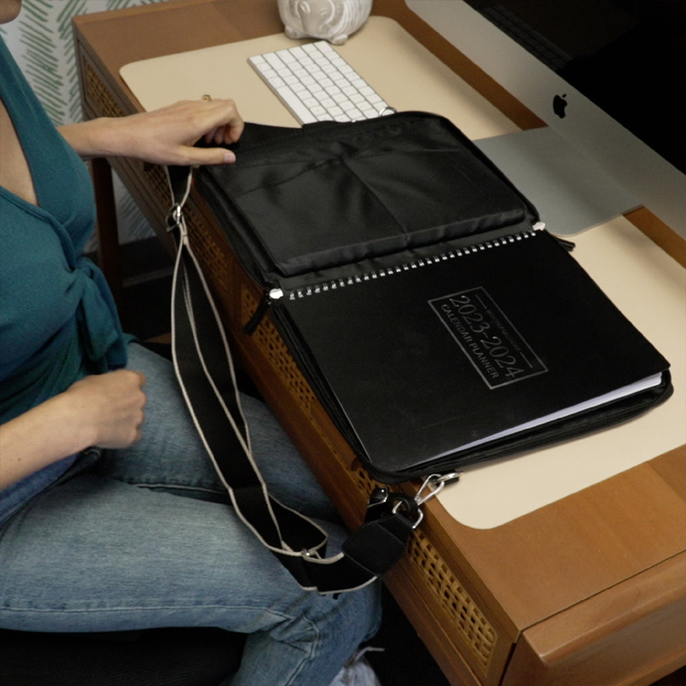 SaveTheGirls Tailored Tablet Case w/Pouch — product on model