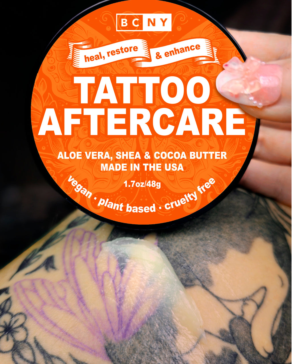 BodyCandy 6-Pack Body Candy Tattoo Aftercare Tattoo Balm — size reference