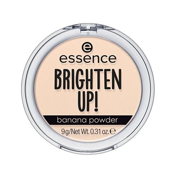 Essence Brighten Up Banana Powder - Yellow Tint Setting Face Powder for Brightening, Mattifying, & Baking - Translucent Matte Finish