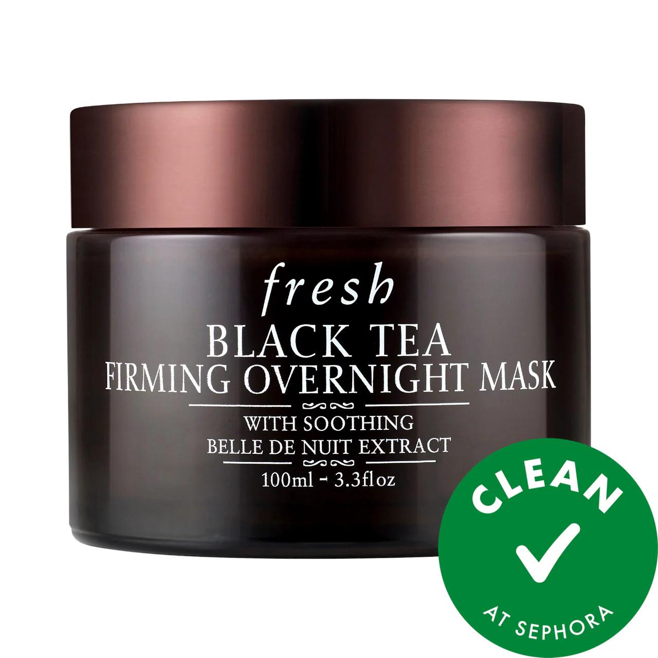 Fresh Black Tea Firming Overnight Mask - Intensely Moisturizing Anti-Aging Skincare for Firmer Skin