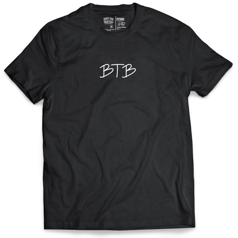 Bigger Than Basketball Too Busy Getting Buckets - T-Shirt - Black — Black detail