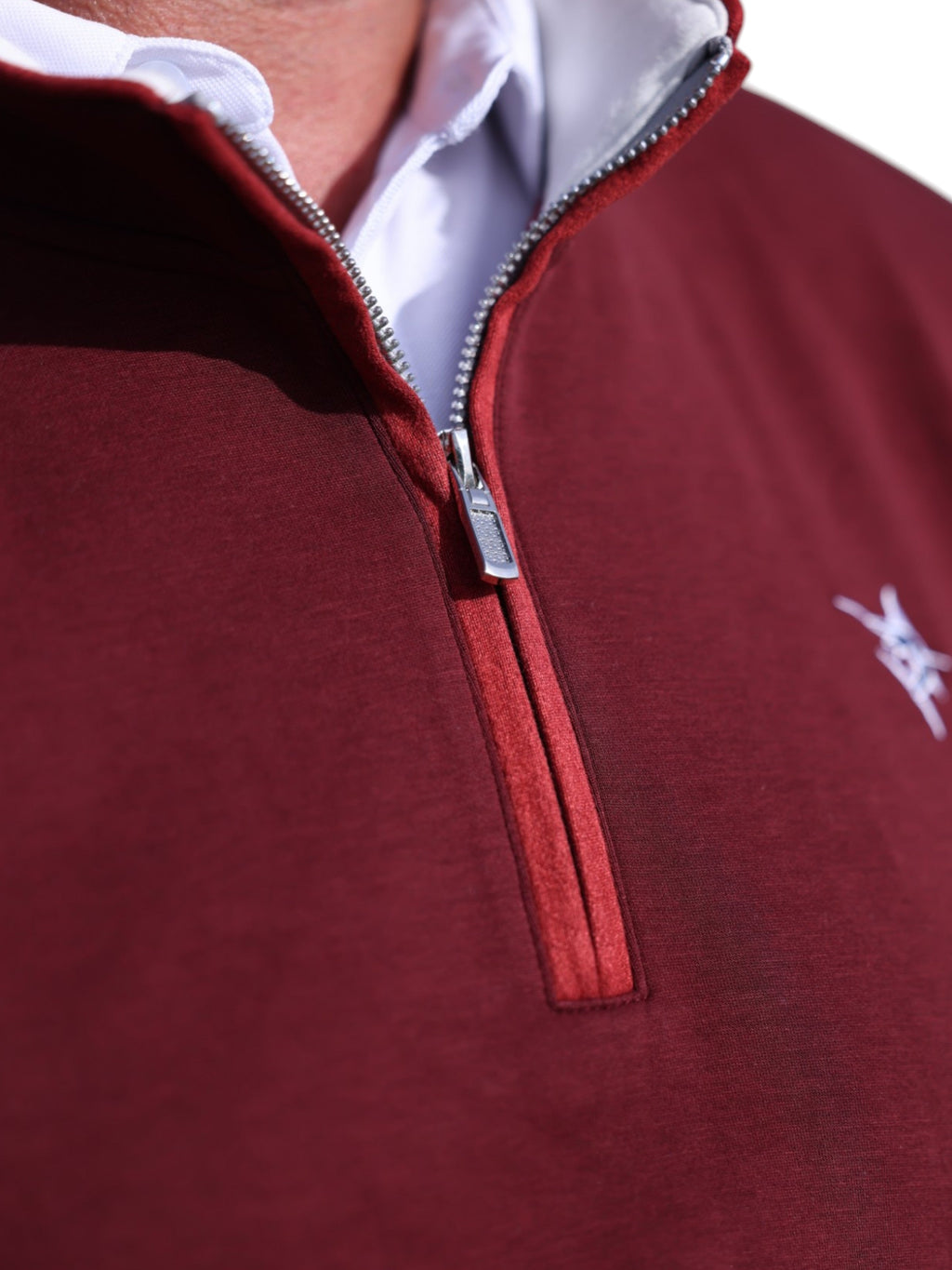 White Water Life Turnberry Quarter Zip Smooth Knit — alternative angle