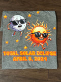 A Blessed Texas Mess Boutique 2024 Total Solar Eclipse Commemorative Shirts, Memories of this rare event — main product shot