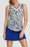 Maya Tank - Lemon Zebra