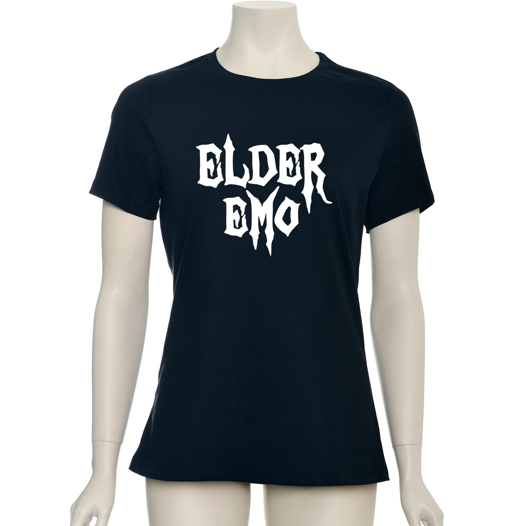 BodyCandy Glow in the Dark Elder Emo Black Tee Shirt — back view