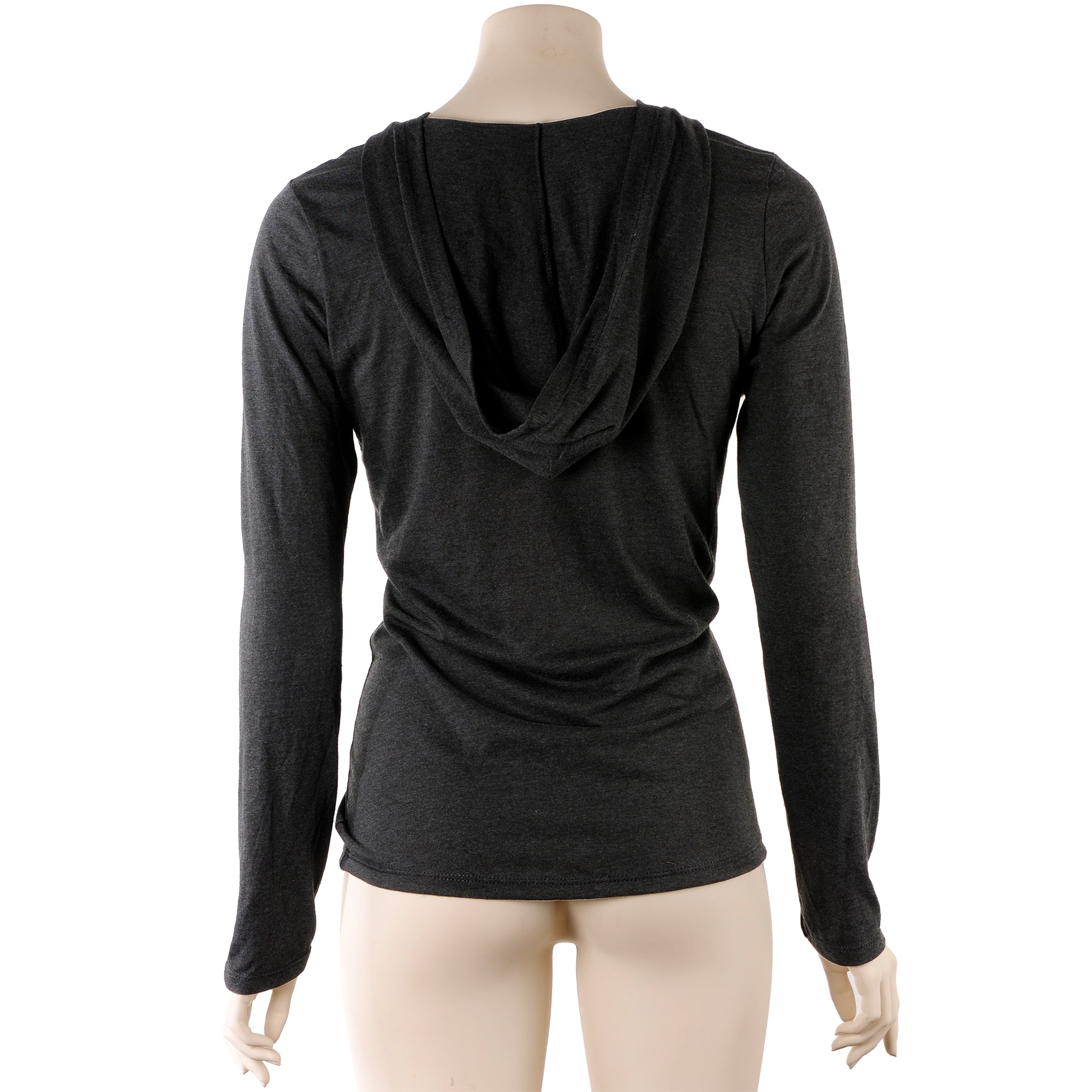 BodyCandy Body Candy Logo Gray Frost Tapered Long Sleeve Hoodie — lifestyle context