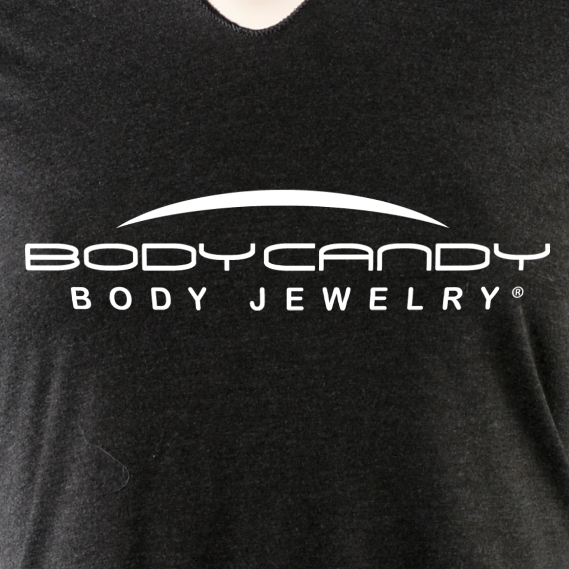 BodyCandy Body Candy Logo Gray Frost Tapered Long Sleeve Hoodie — main product shot