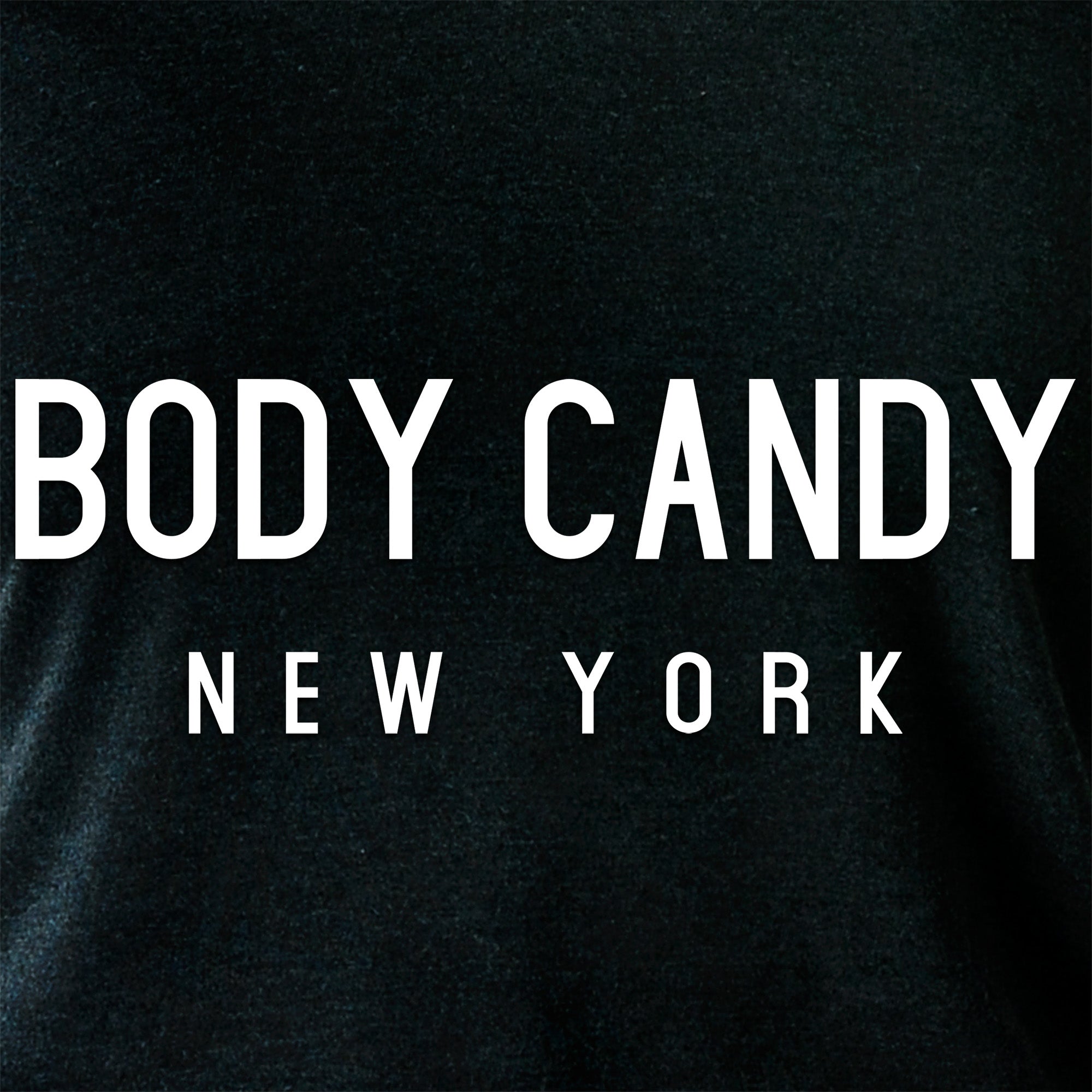 BodyCandy I hate everyone Navy Tapered V-Neck Tee Shirt — back view