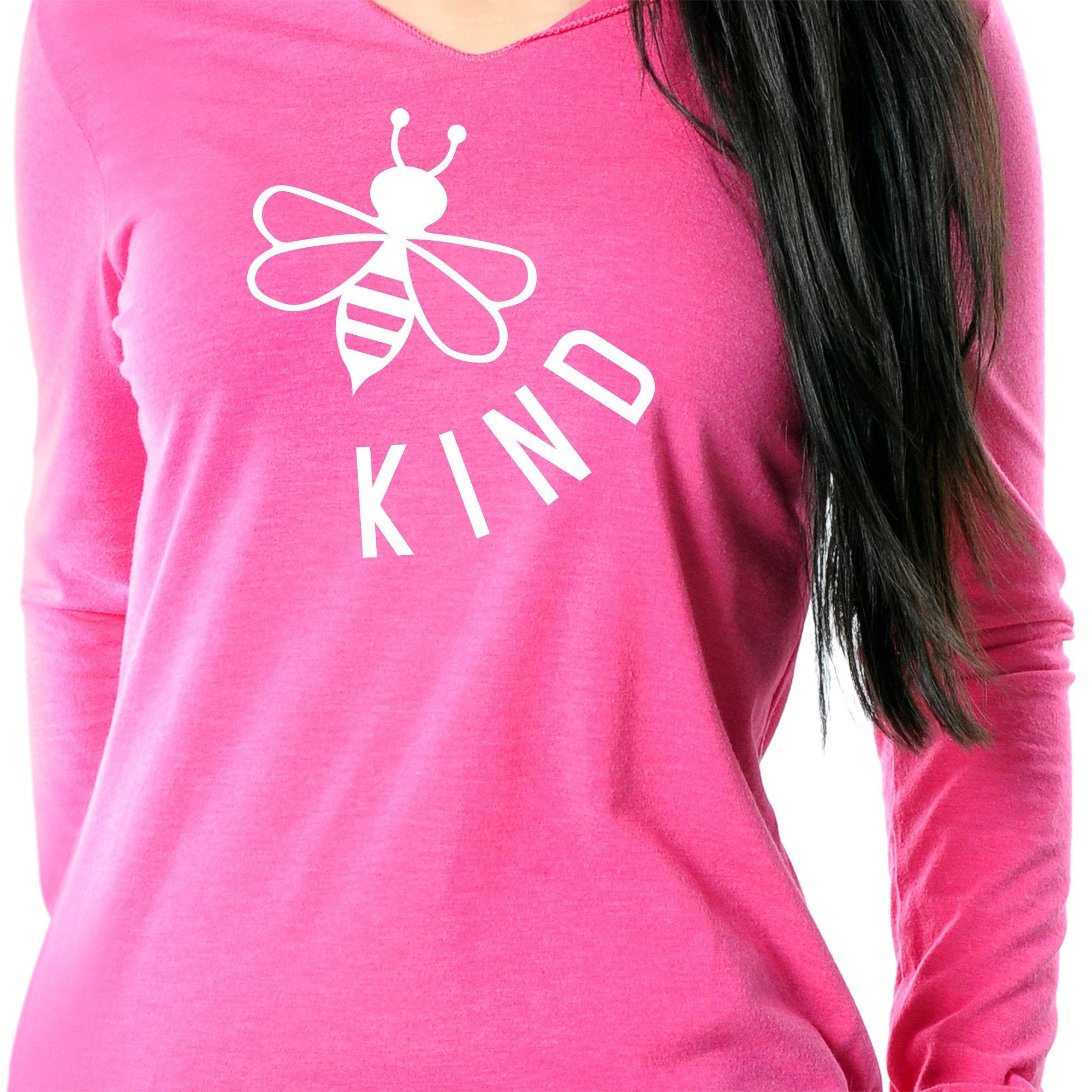 BodyCandy Bee Kind Tapered Long Sleeve Hoodie — lifestyle context