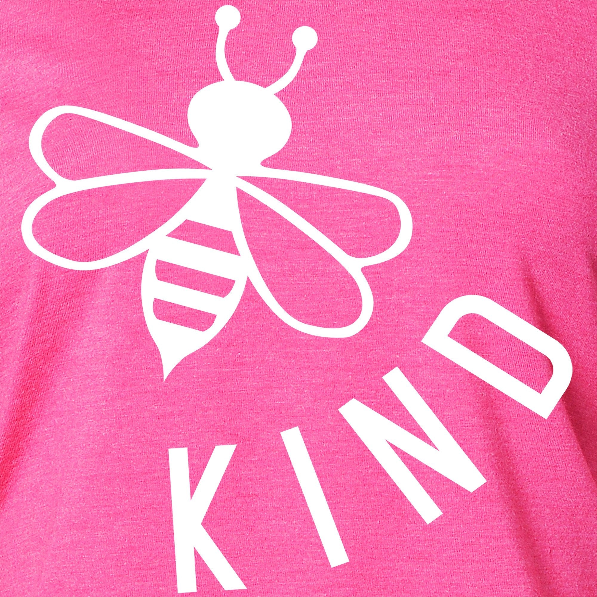 BodyCandy Bee Kind Tapered Long Sleeve Hoodie — detail close-up