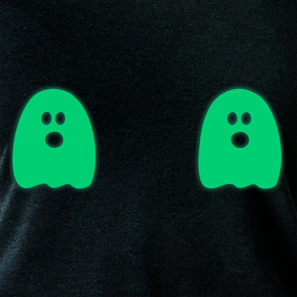 BodyCandy Halloween Glow in the Dark Ghost Boobies Tee Tapered Long Sleeve Hoodie — packaging