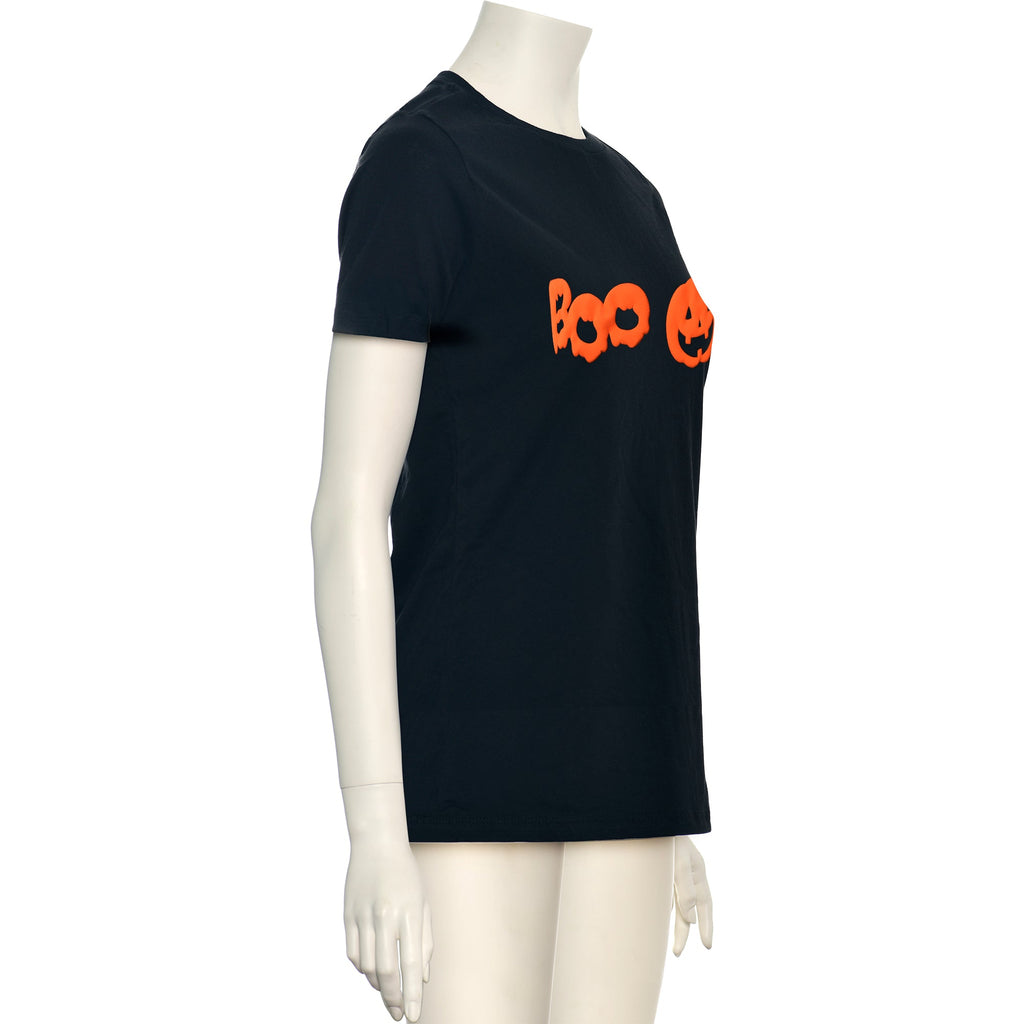 BodyCandy Pumpkin Boo Orange Puff Halloween Tee Shirt — alternative angle