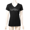 BodyCandy Body Candy Logo Tapered Black V-Neck Tee Shirt 100% Cotton — lifestyle context