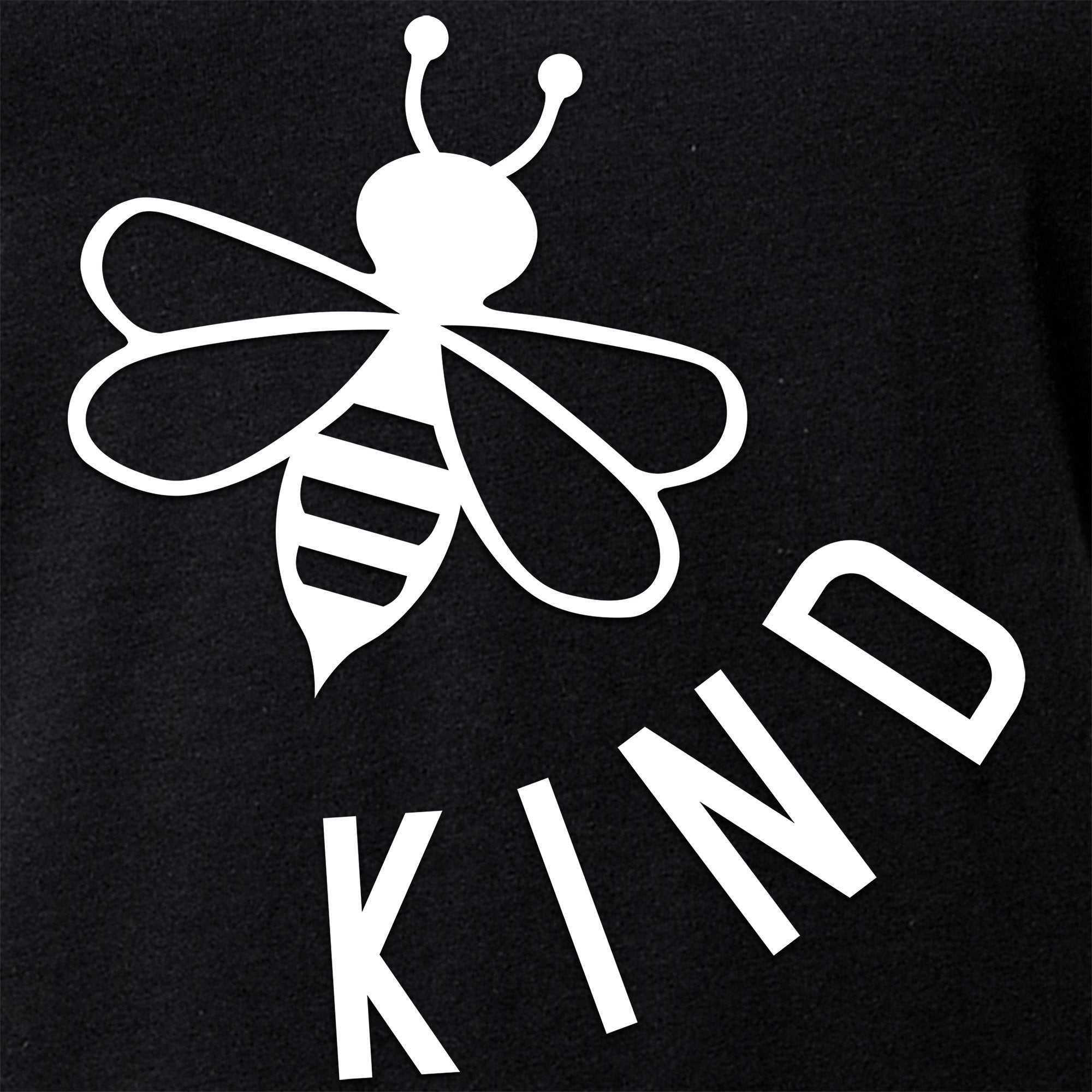 BodyCandy Bee Kind Tapered V-Neck Tee Shirt — back view