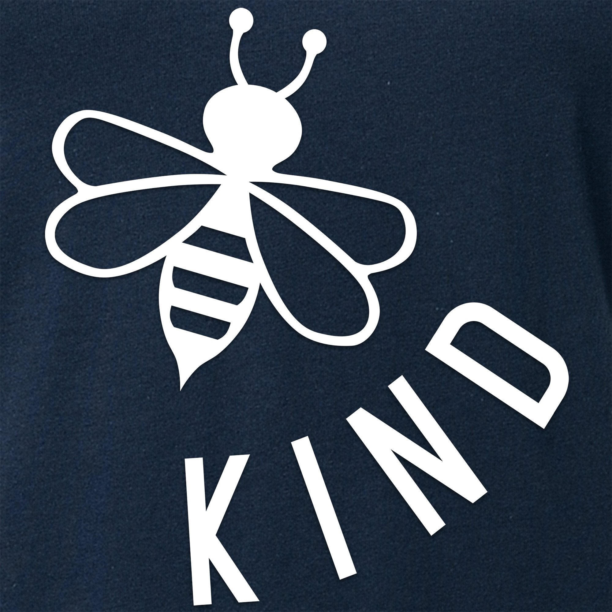 BodyCandy Bee Kind Tapered V-Neck Tee Shirt — detail close-up