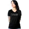 BodyCandy My Body is a Temple... So I Decorated Black Tapered V-Neck Tee Shirt — color variant