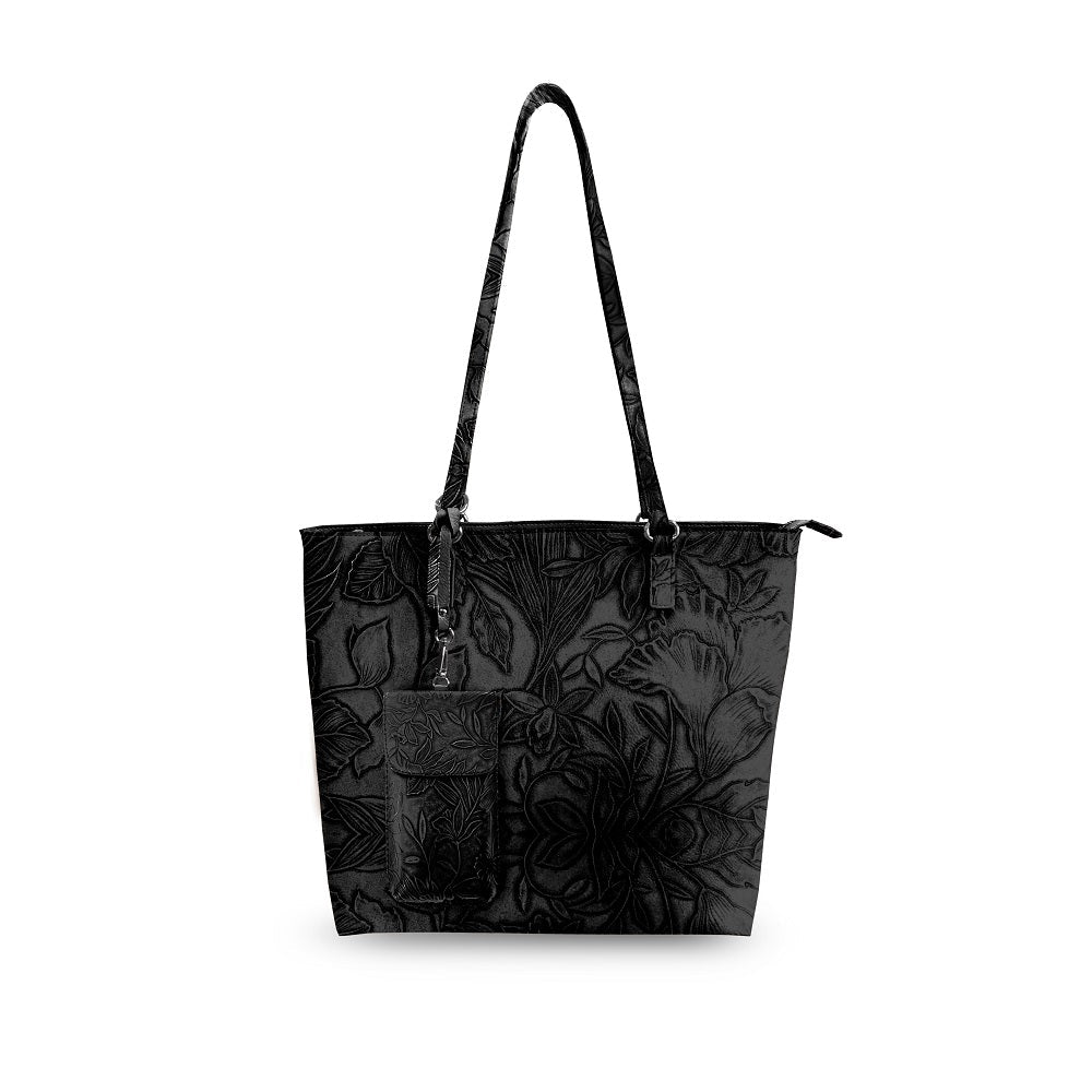 SaveTheGirls Floral Tote W/Crossbody — side view