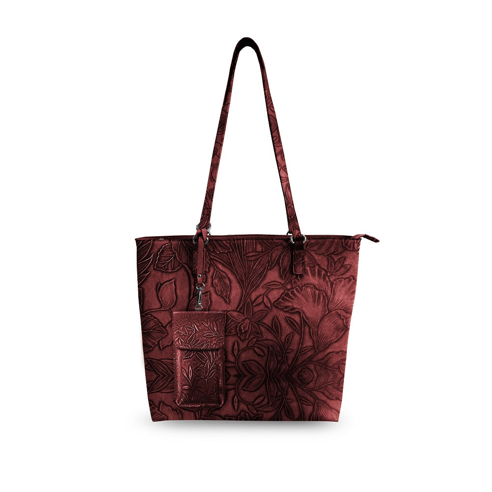 SaveTheGirls Floral Tote W/Crossbody — size reference