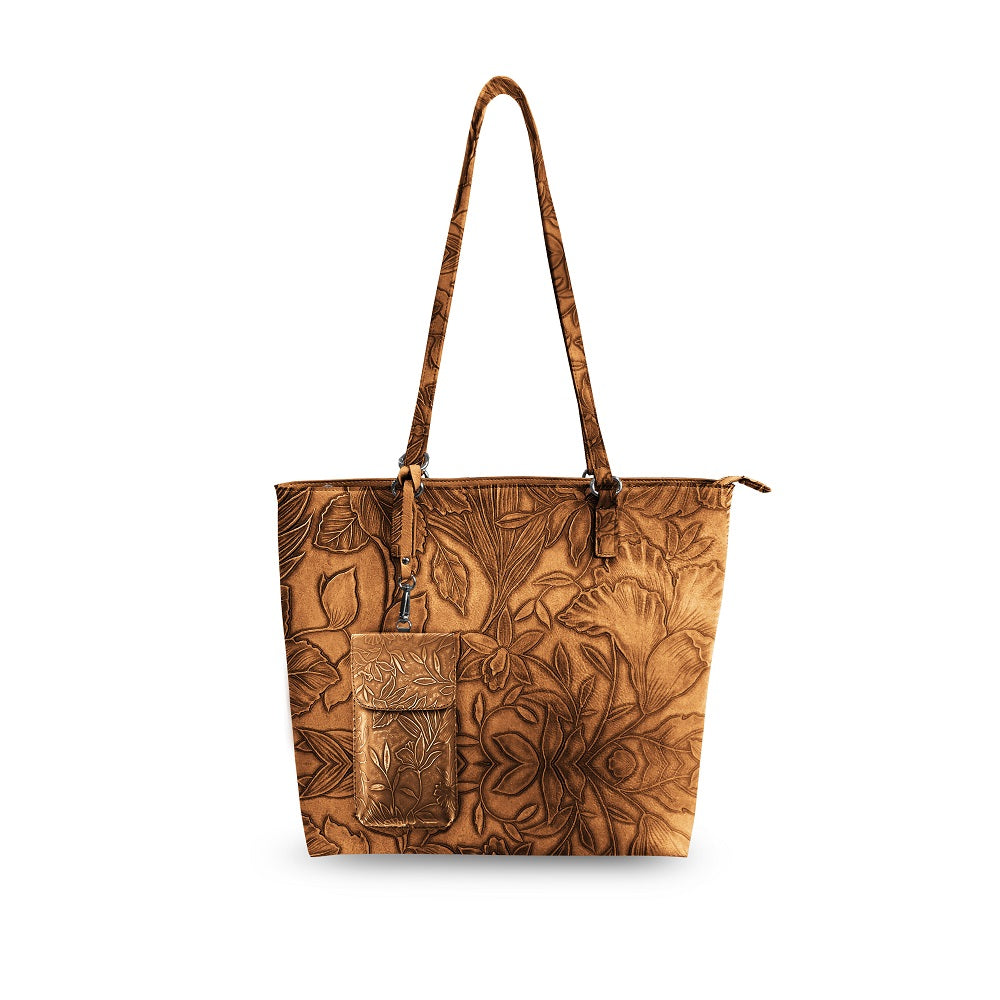 SaveTheGirls Floral Tote W/Crossbody — comparison shot