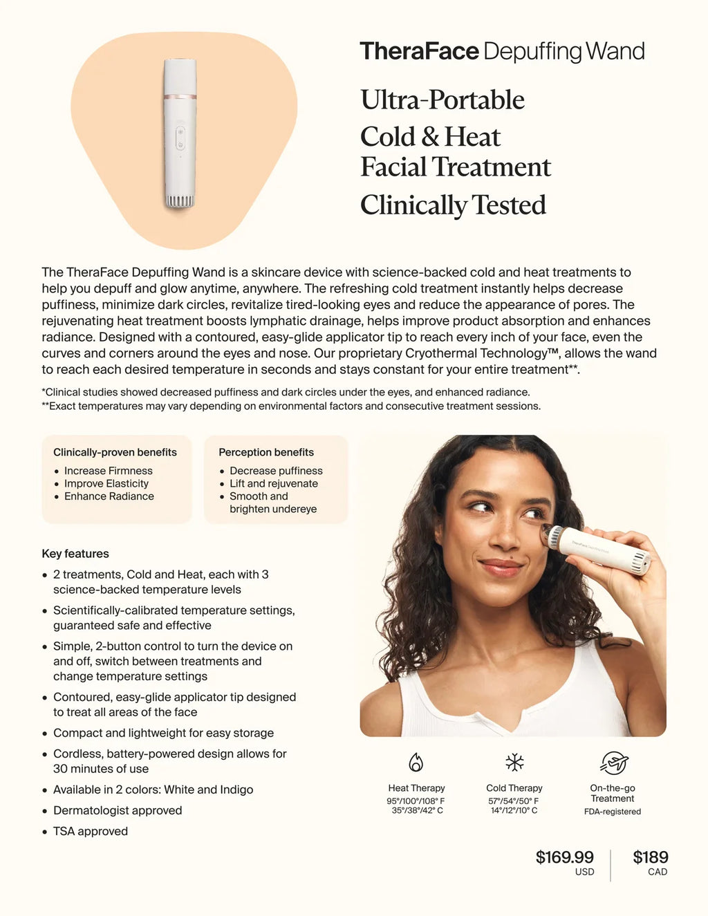 TheraFace Depuffing Wand - FDA Registered – Your Health Sanctuary, view 3