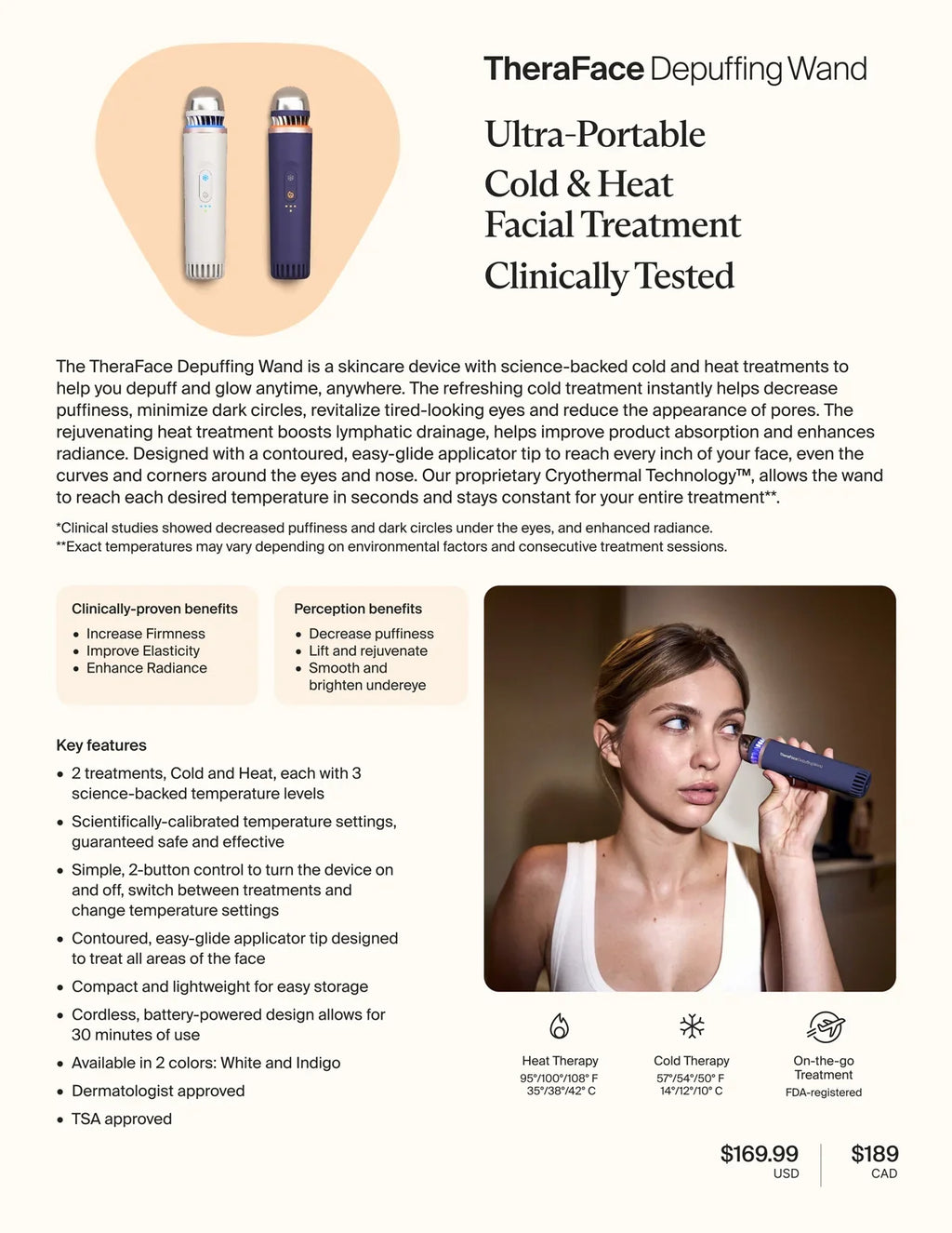 TheraFace Depuffing Wand - FDA Registered – Your Health Sanctuary, view 4