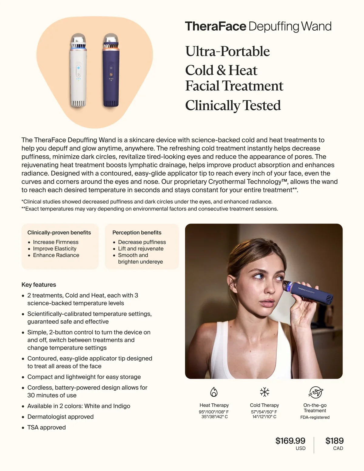 TheraFace Depuffing Wand - FDA Registered – Your Health Sanctuary, view 4