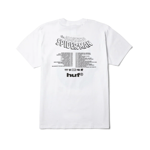 HUF x Marvel Spider-Man Three Hundred SS T-Shirt - White