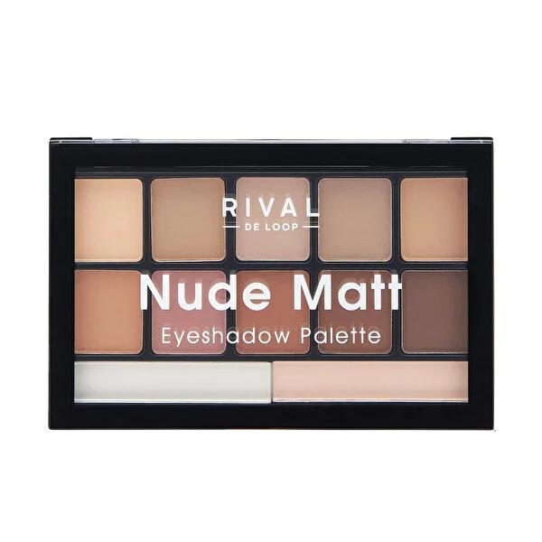 Rival de Loop Nude Matt Eyeshadow Palette: Natural, Blendable, and Affordable Eyeshadow Palette for Everyday Looks