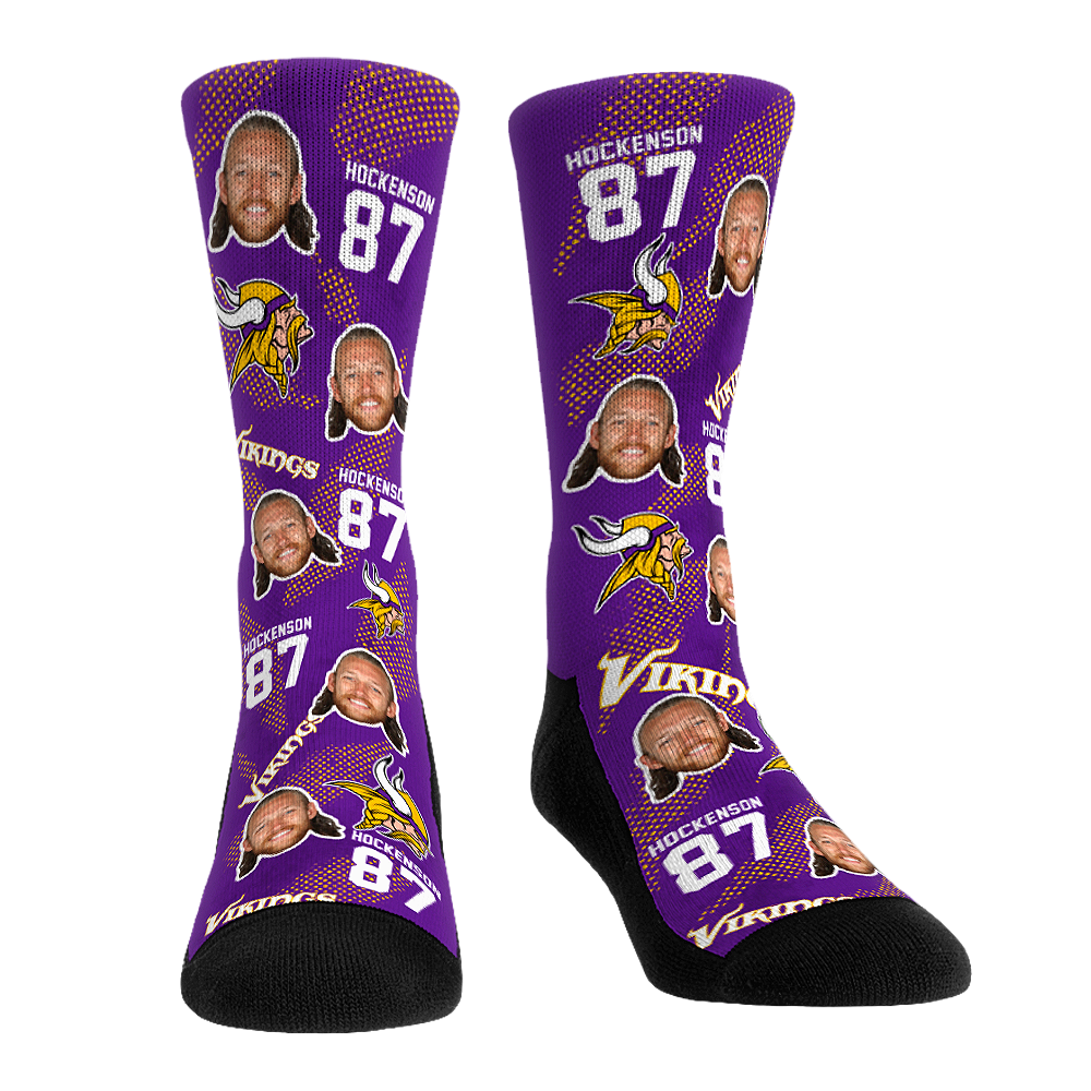 Rock 'Em Socks Rock 'Em Socks TJ Hockenson - Minnesota Vikings - Football Guy — main product shot