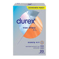 Durex XL Condoms - Extra Lubricated, Natural Rubber Latex for Enhanced Sensitivity - Safe Sex Products