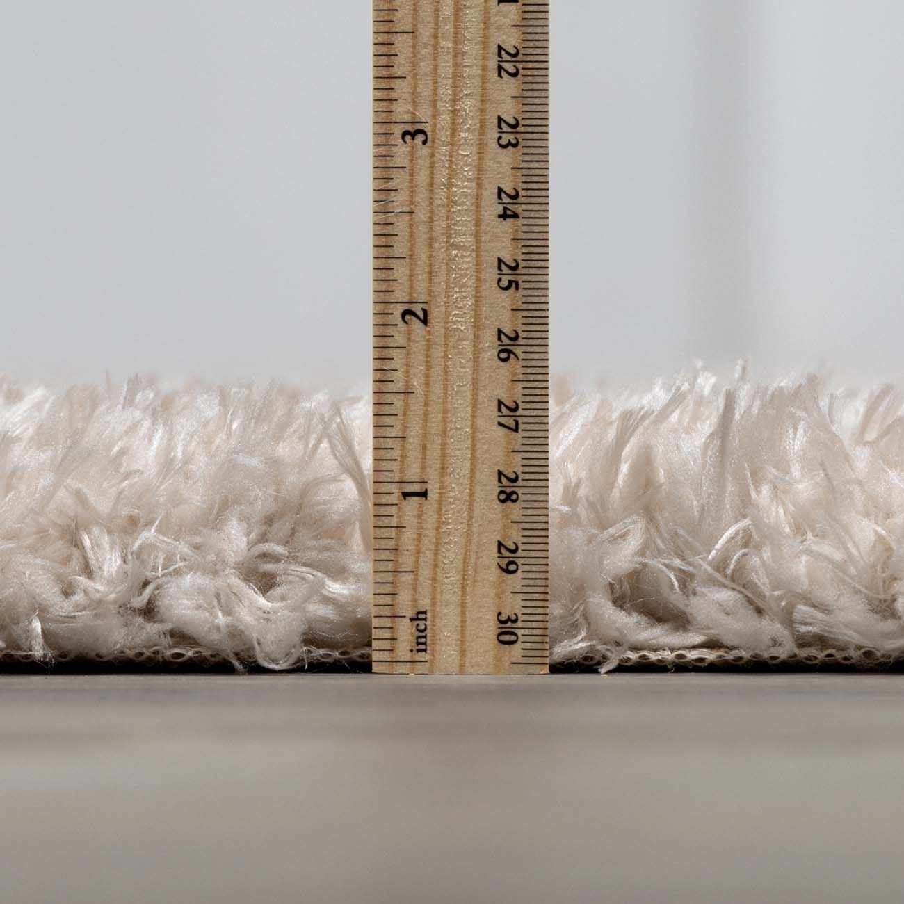 Siari Solid Oatmeal Shag Rug – Boutique Rugs, view 12