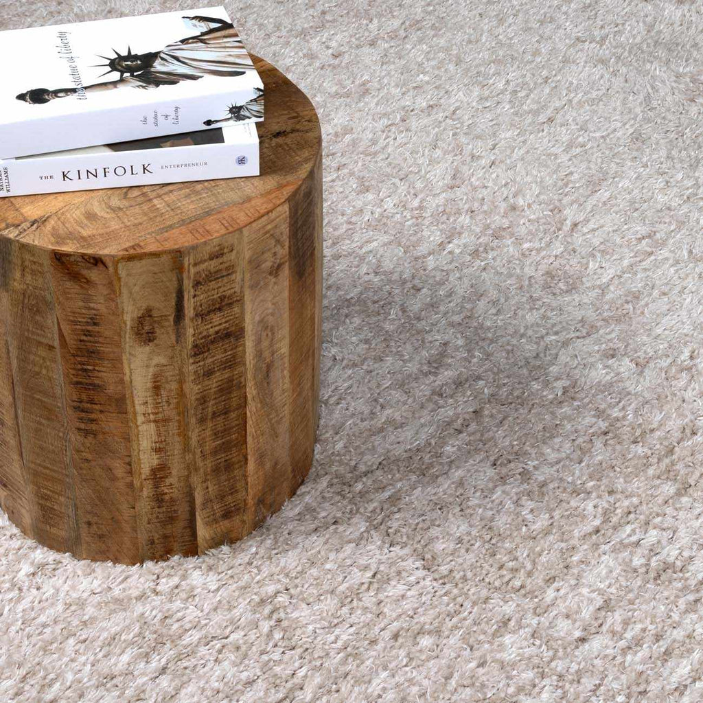 Siari Solid Oatmeal Shag Rug – Boutique Rugs, view 8