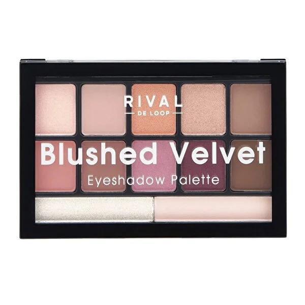 Rival de Loop Eyeshadow Palette: Blush Velvet - Intense Color, Versatile Shades, Affordable Makeup Pallet, Highly Pigmented Eyeshadow Colors