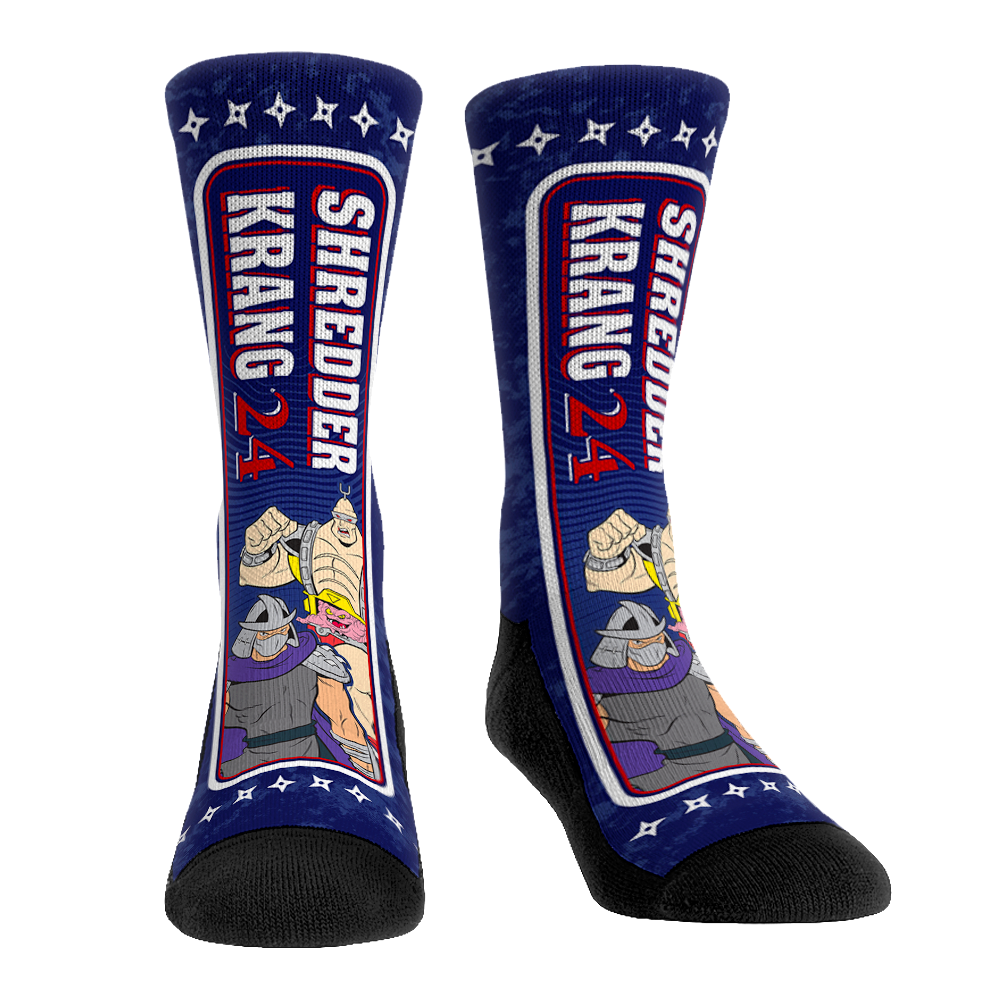 Rock 'Em Socks Rock 'Em Socks Shredder & Krang - Running Mates — main product shot