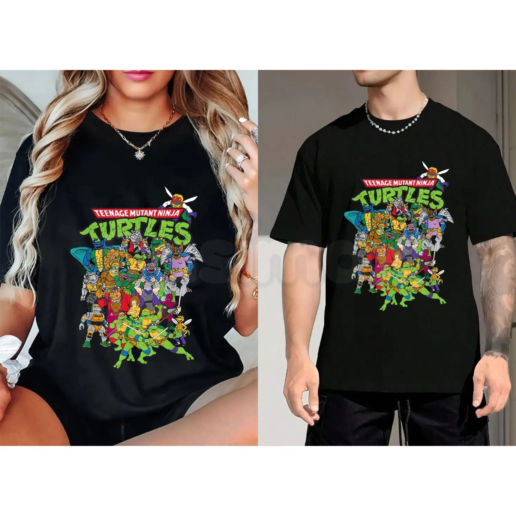 Pasimax TMNT "Large Character Group" T-Shirt — main product shot