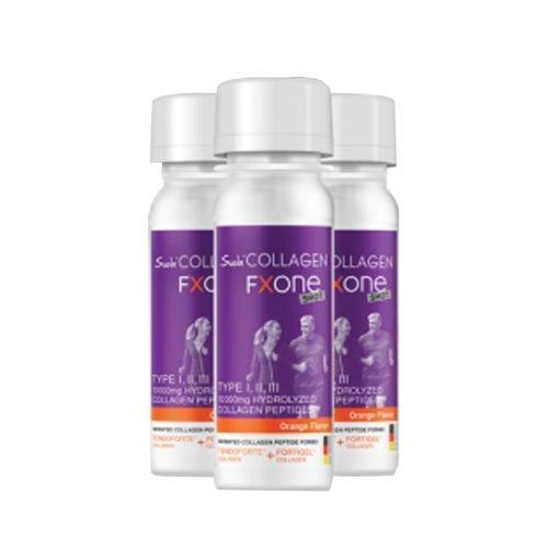 Suda Collagen Fxone Liquid Collagen Supplement Shot - Anti-Aging, Joint Health, 10000mg Hydrolyzed Collagen Peptides per Serving
