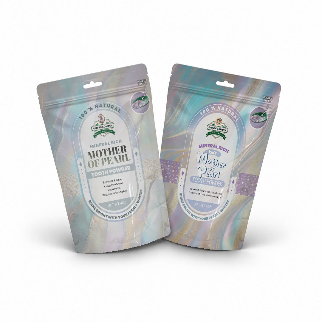Mother of Pearl Tooth Powder | Fluoride Free | 100% Natural by Garner's Garden
