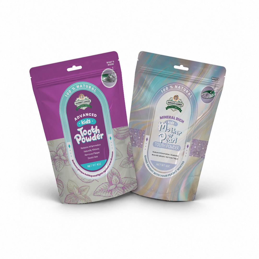 Kid's Tooth Powder | Fluoride Free | 100% Natural by Garner's Garden