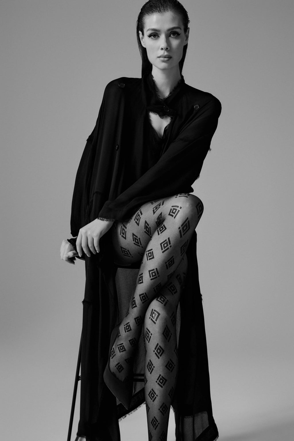TheRanok.com Fantasy Tights Conte Ingrid - Geometric Pattern — main product shot